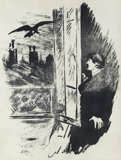 The Raven by Édouard Manet